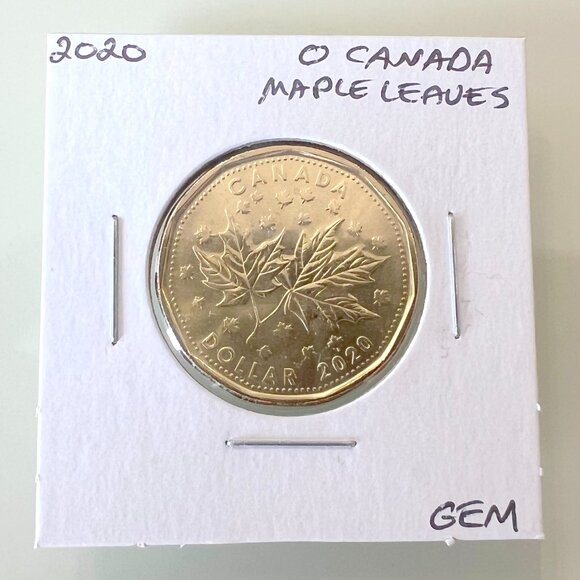 2020 O Canada, Wedding, Birthday, Newborn & Peace and Joy Special Strike Loonies - Picture 3 of 13